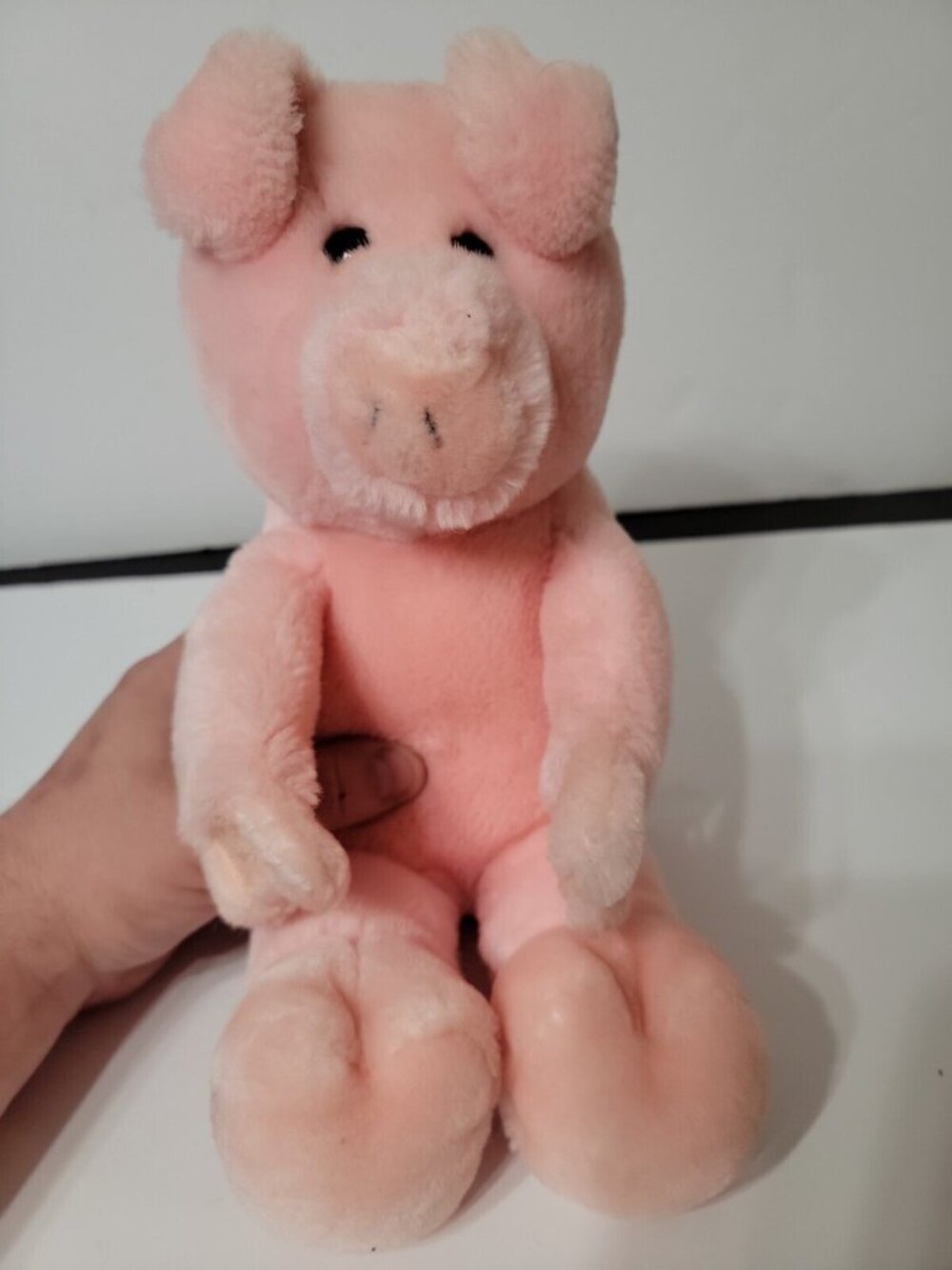 Vintage 1986 Dakin 10" Pink Pig Plush